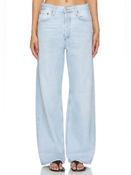 Agolde Denim - Agolde Low Slung Baggy Jean in Fragment/ Light Blue, 27